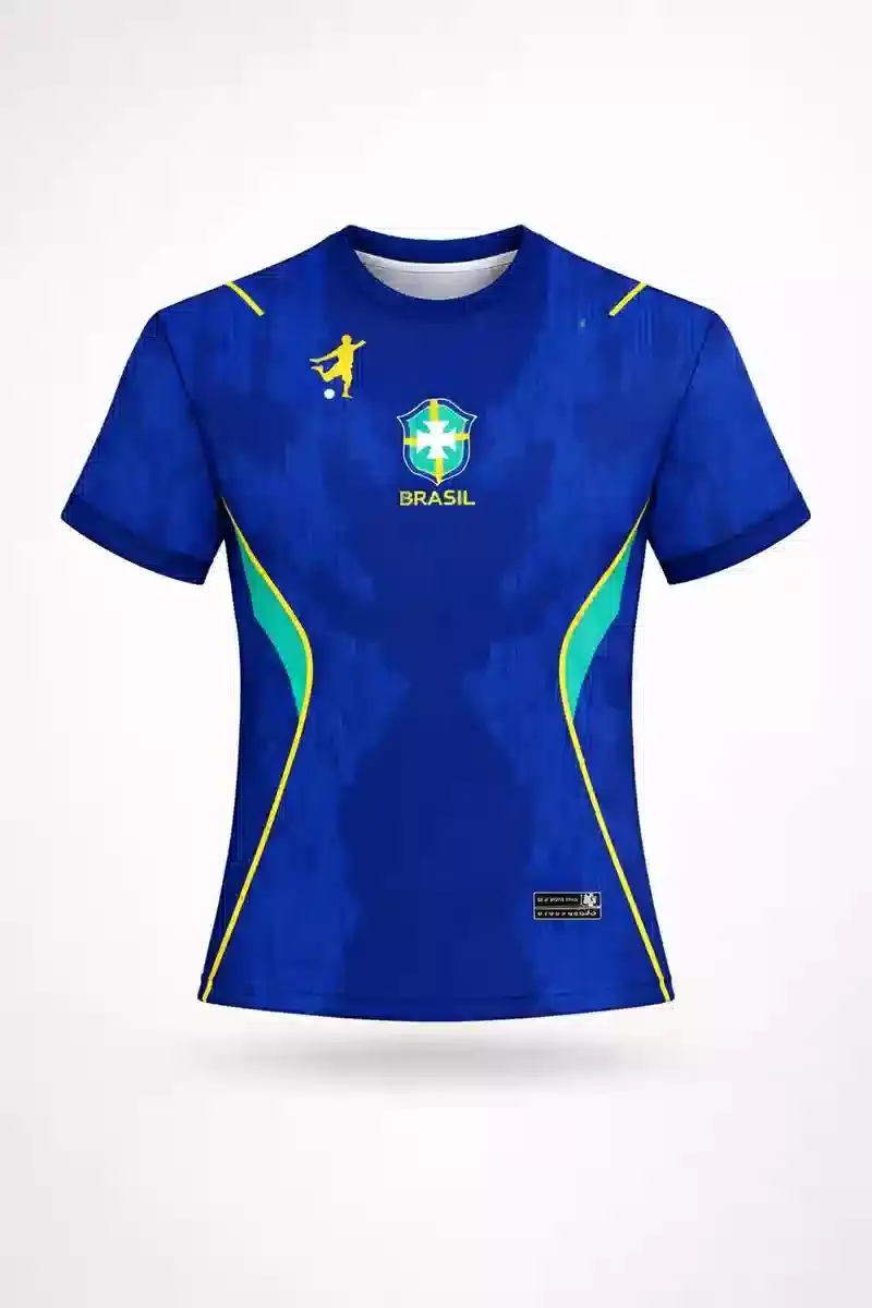 Camiseta Copa 2026 Esportiva Dryfit 100 Poliéster Brasileiro